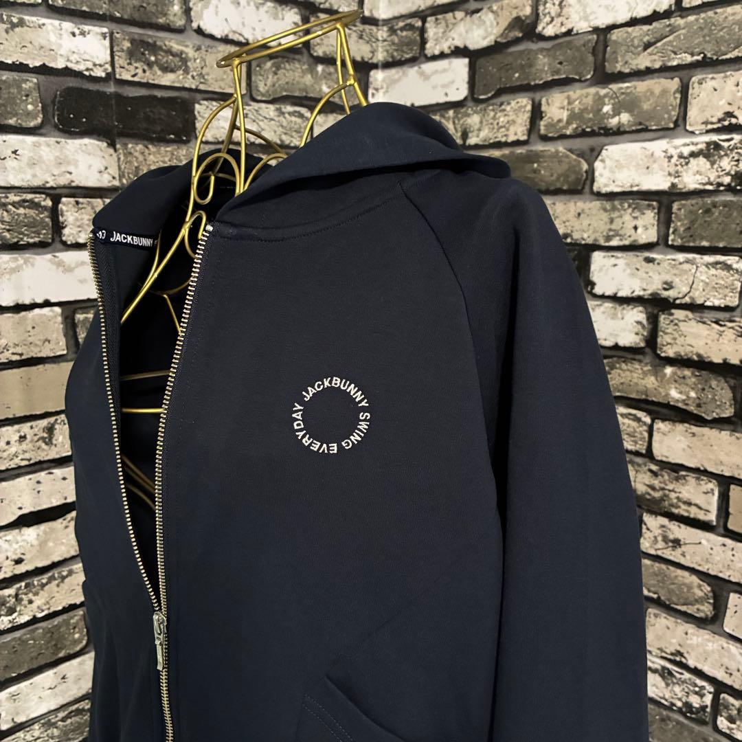 Jack Bunny ジャックバニー ジップアップ うさ耳 パーカー ネイビー