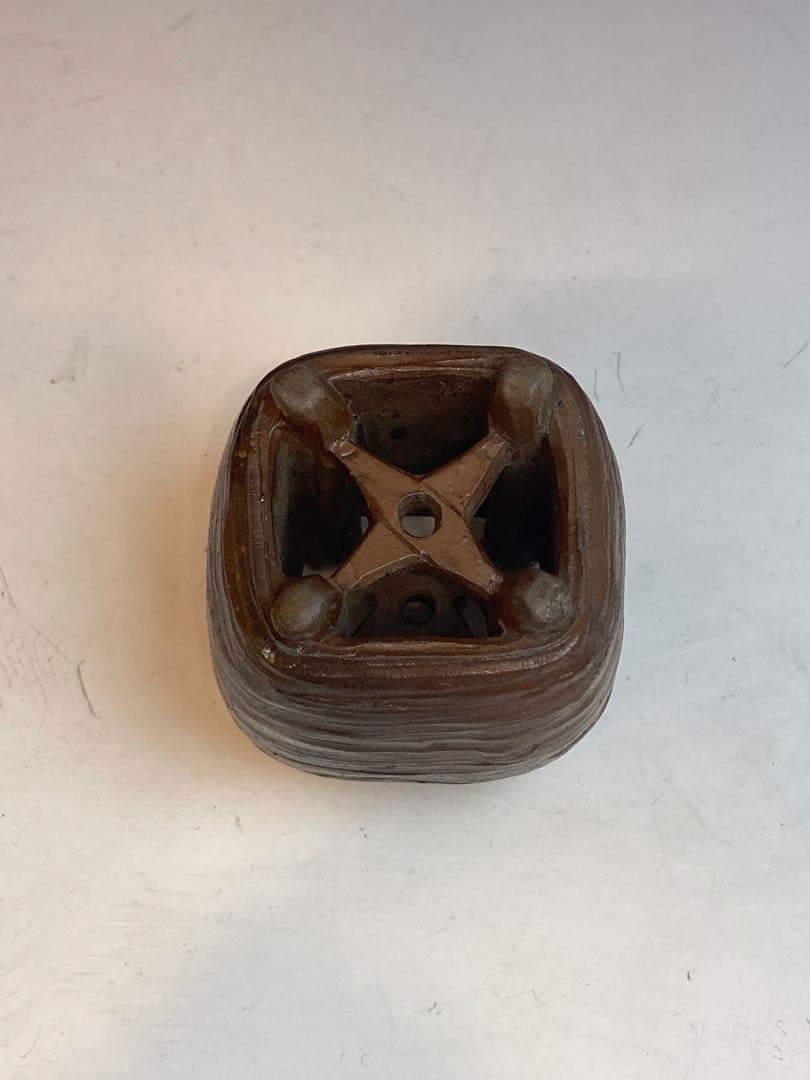 古備前糸巻蓋置 古作 茶道具