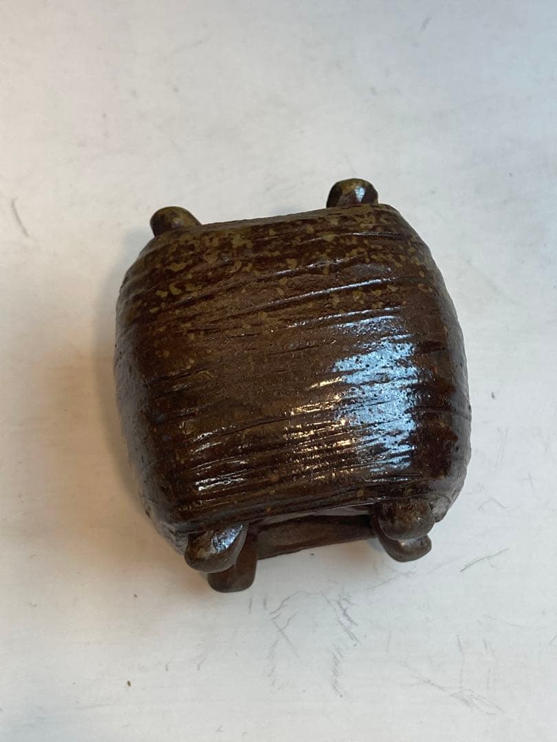 古備前糸巻蓋置 古作 茶道具