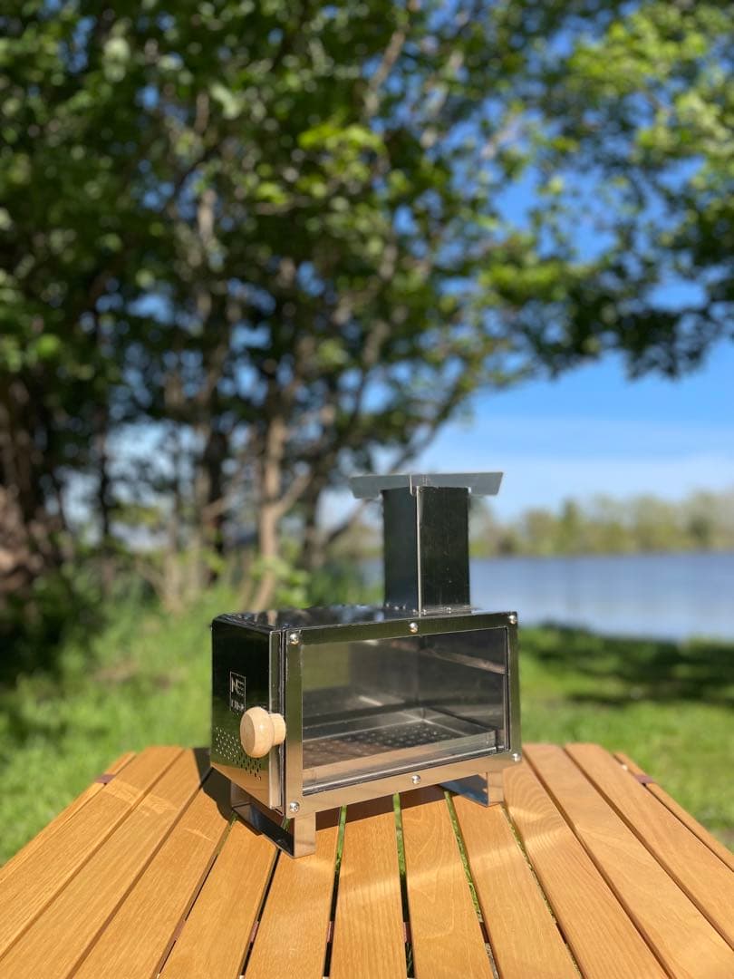 ミニ薪ストーブ ステンレス製 収納バッグ付き コンパクト