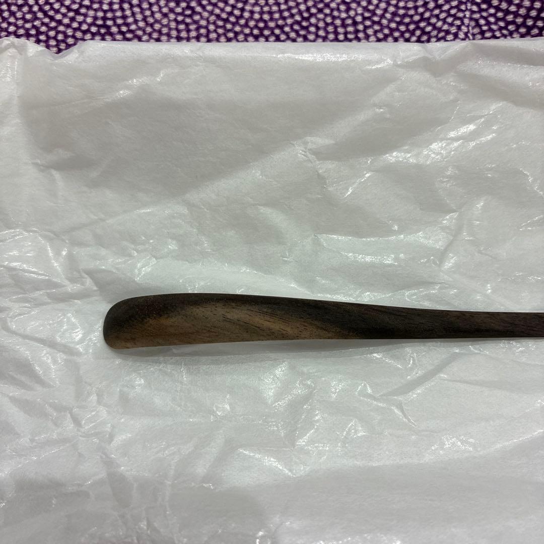 おかや木芸　黒柿　茶杓