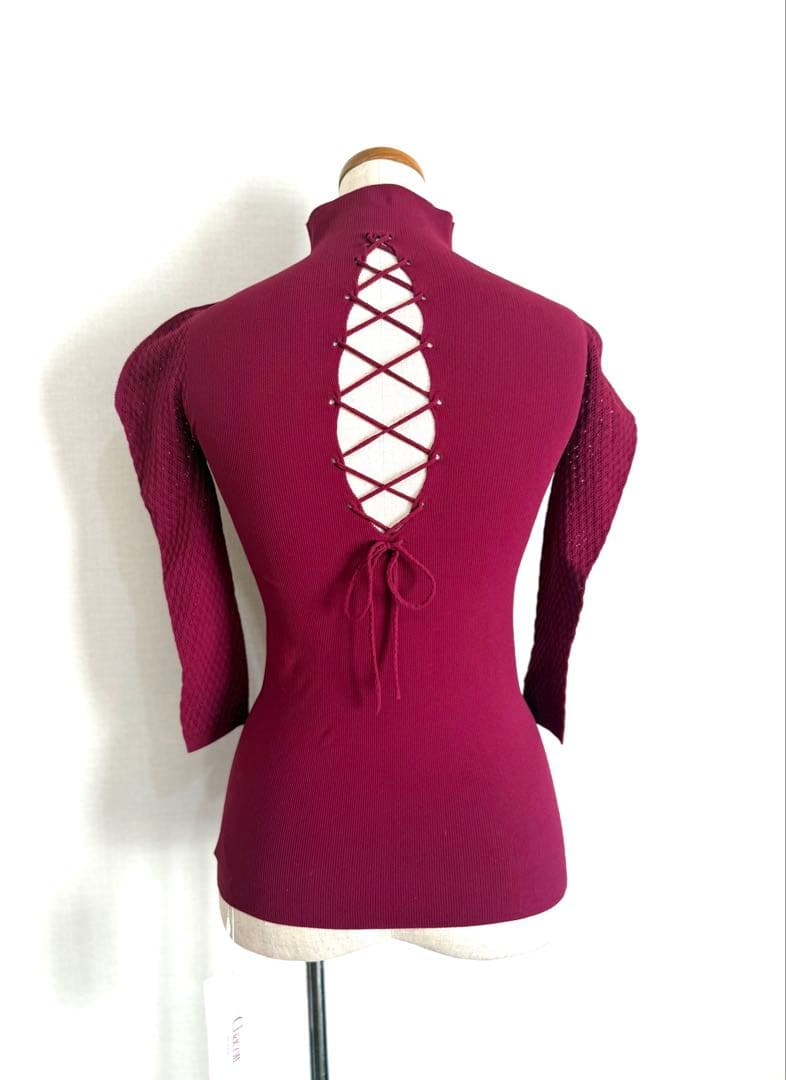 新品　Chacott 　チャコット ノーソーイング　ワイン色　定価14,850円