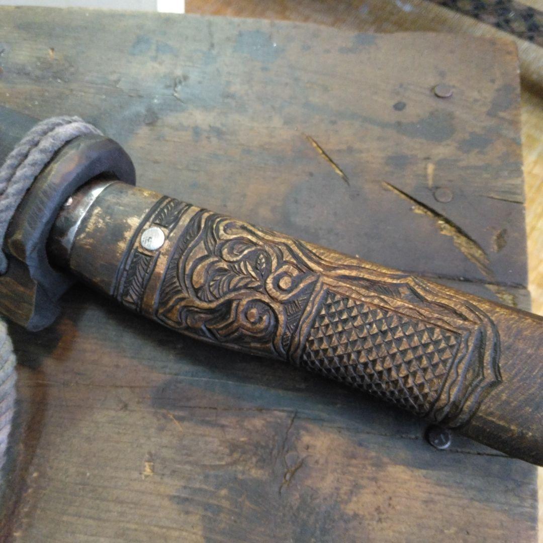 アイヌマキリ　タシロ　山刀骨董