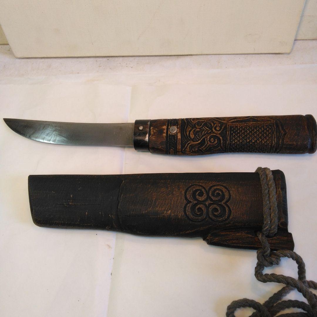 アイヌマキリ　タシロ　山刀骨董