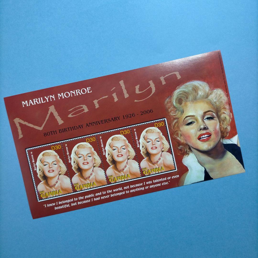 3090外国切手 海外国々 2006年 マリリンモンロー生誕80周年記念