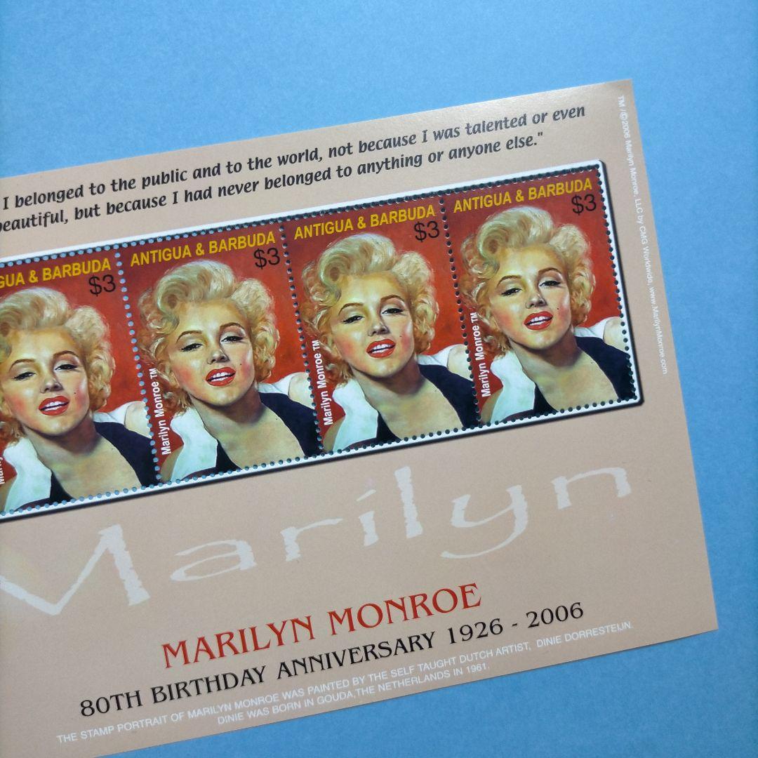 3090外国切手 海外国々 2006年 マリリンモンロー生誕80周年記念