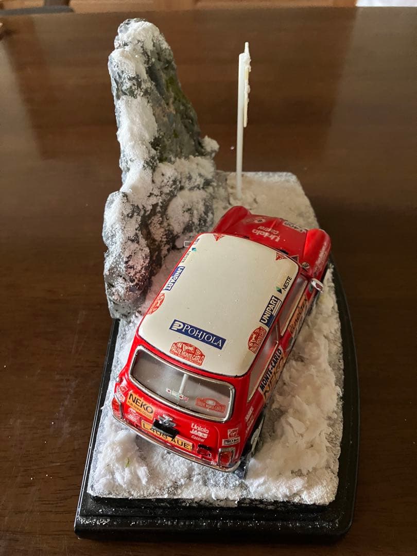 MiniCooper1/24フジミ1.3iモンテカルロ1994 ジオラマケース付