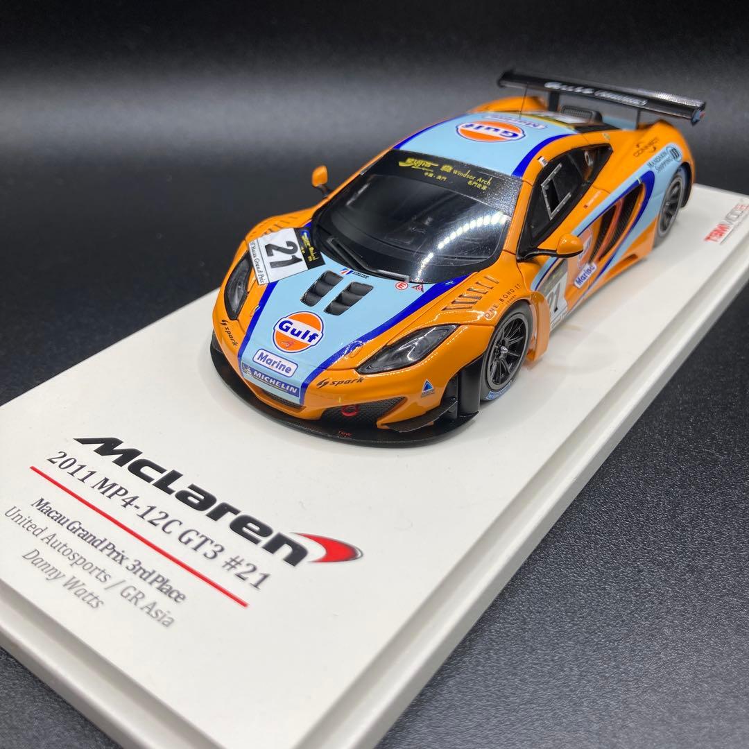 TSMMODEL 1/43マクラーレンMP4-12C2011マカオGP3位
