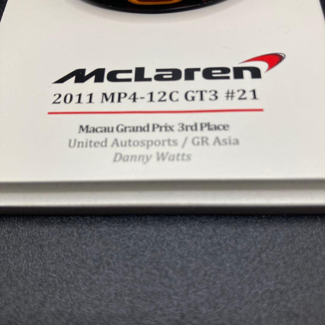 TSMMODEL 1/43マクラーレンMP4-12C2011マカオGP3位