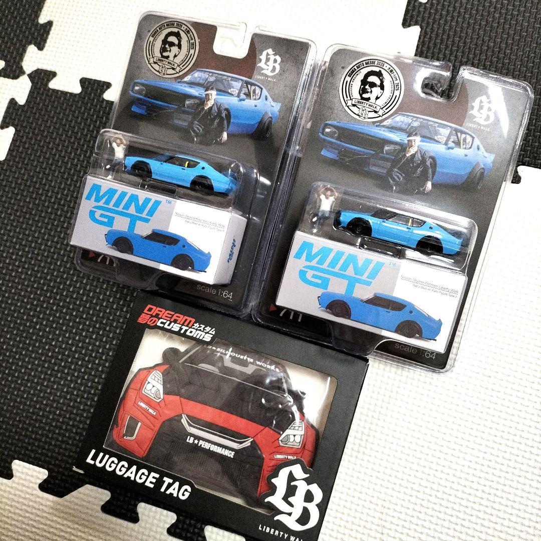 リバティーウォーク★MINI GT★ケンメリ★大阪オートメッセ限定★ラゲッジタグ