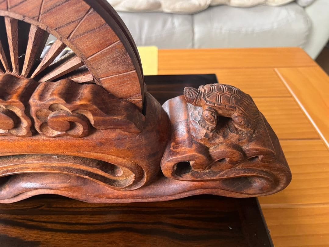 墨壺　壺孝作　鶴亀　大工道具　工芸品