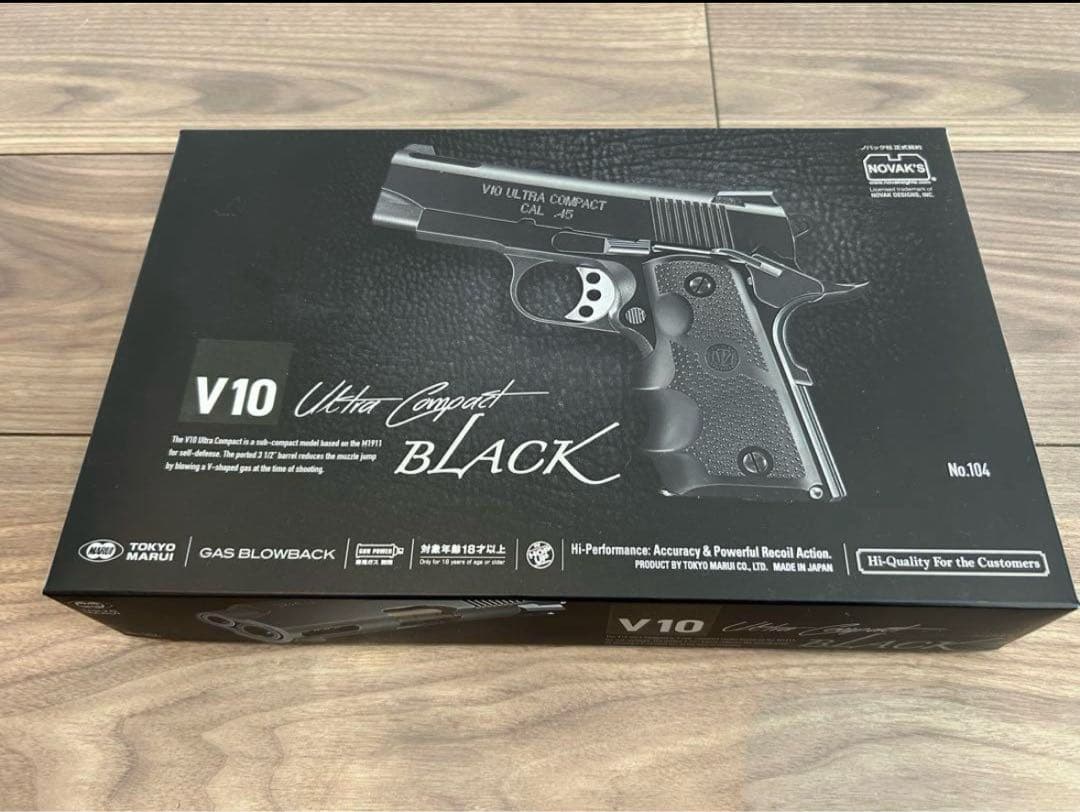 【超美品】V10 Ultra Compact Black ガスガン