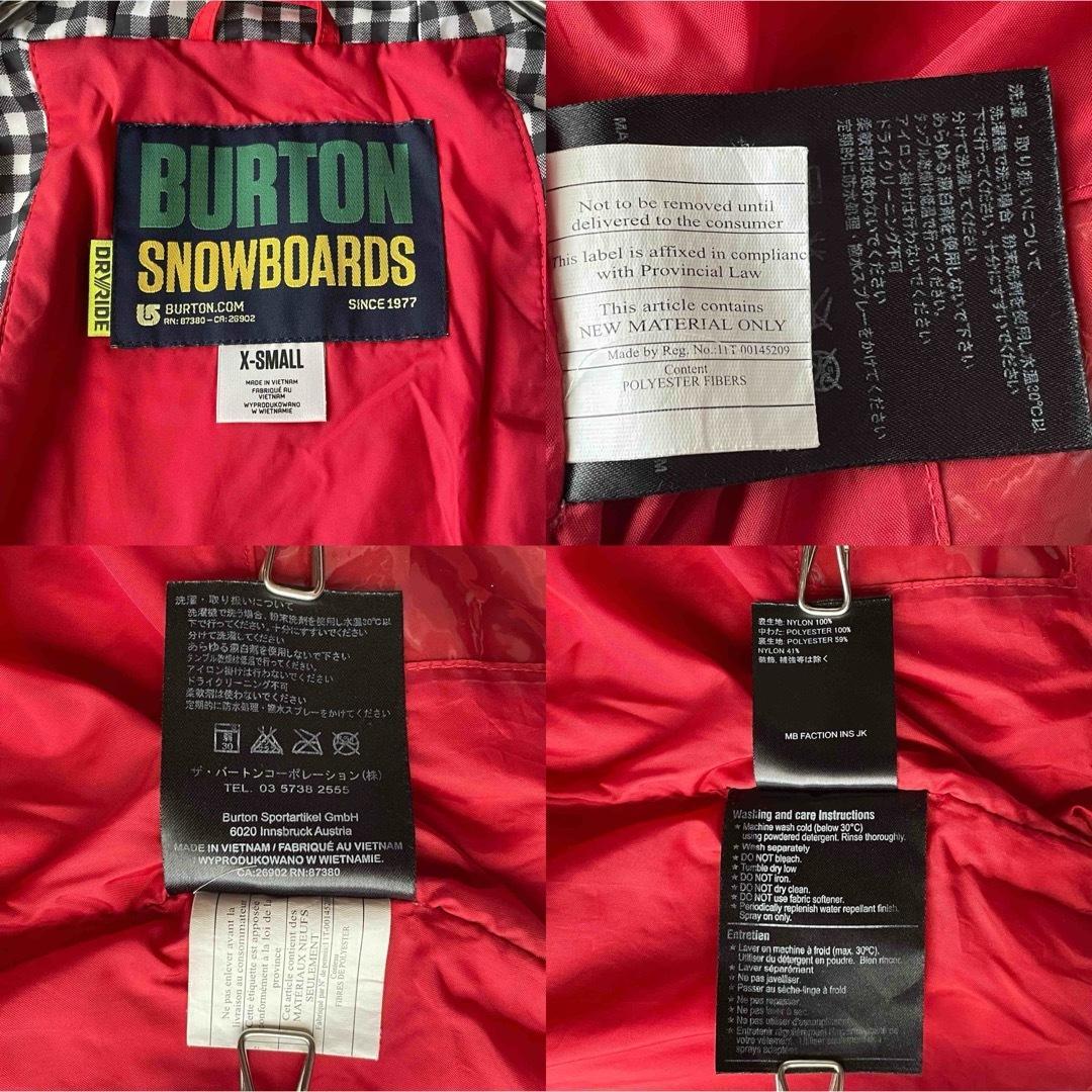 5491　バートン スノボウェア　メンズ　ジャケット パンツ　上下セット