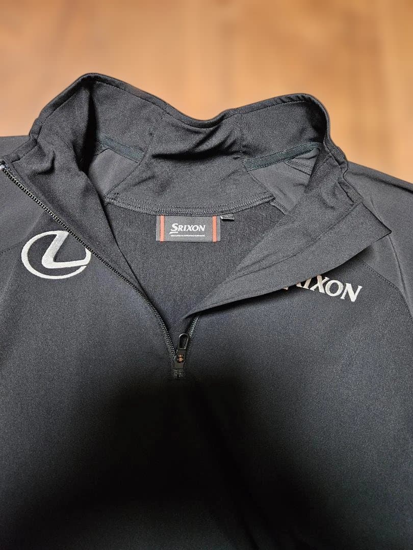 松山選手モデルSrixonカラーブロックハーフジップアップジャケットsizeXL