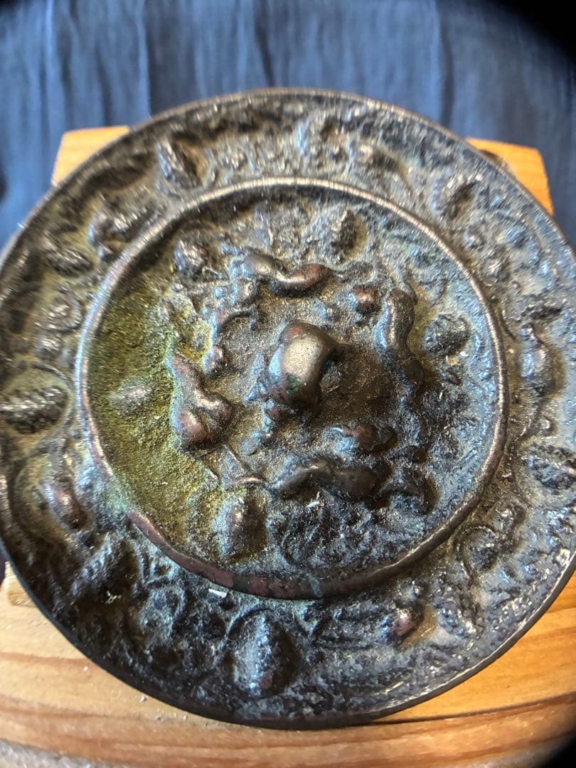 海獣葡萄鏡　古鏡　唐