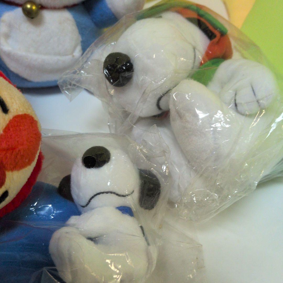 ドラえもん・アンパンマン・スヌーピー ぬいぐるみセット