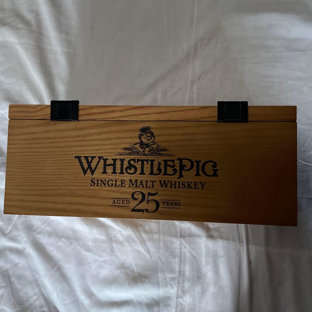 WHISTLEPIG 25年　空瓶 供箱 未洗浄