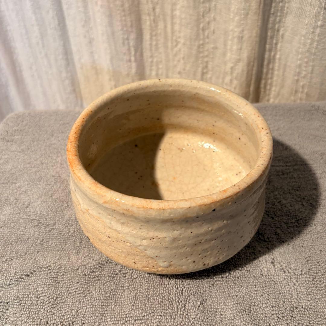 茶道具　志野茶碗　美濃焼　小田井窯　未使用　陶器
