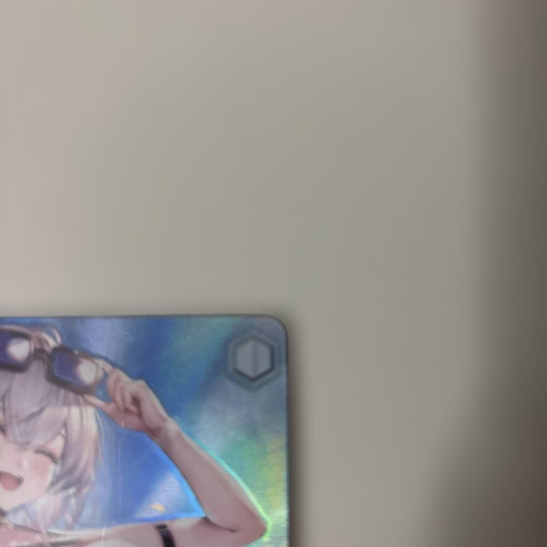 ヴァイスシュヴァルツ 眩しい日差しの下で 白銀ノエル SP 箔押しサイン入り