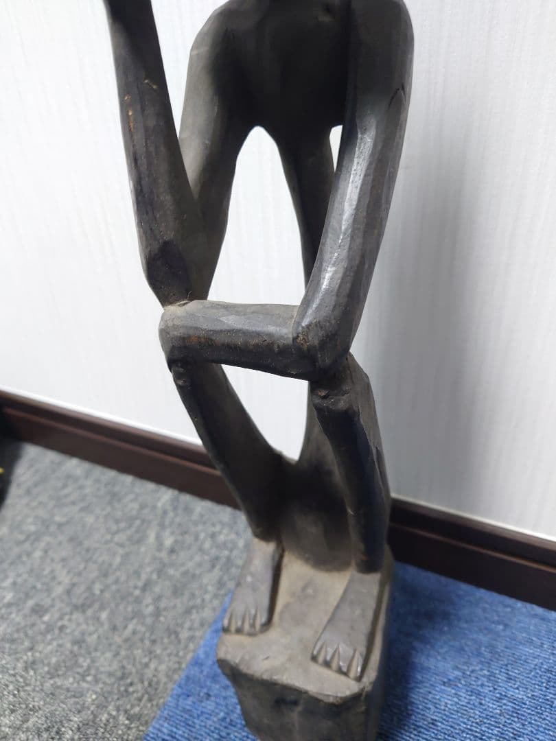 アフリカ　アート　木彫り　森の精霊　アンティーク