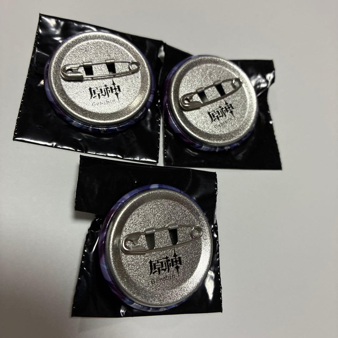 原神 未来屋書店 購入特典 フリンズ ミニ缶バッジ　3個セット