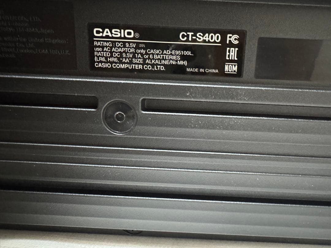 メーカー正規品 カシオ CASIO 電子キーボード CT-S400