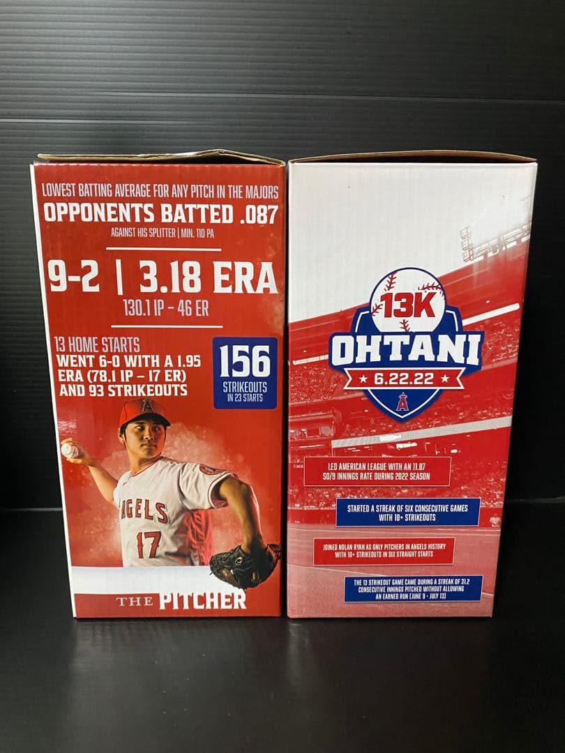 【最安値】大谷翔平 2021年2022年シーズンフィギュア 2体セット