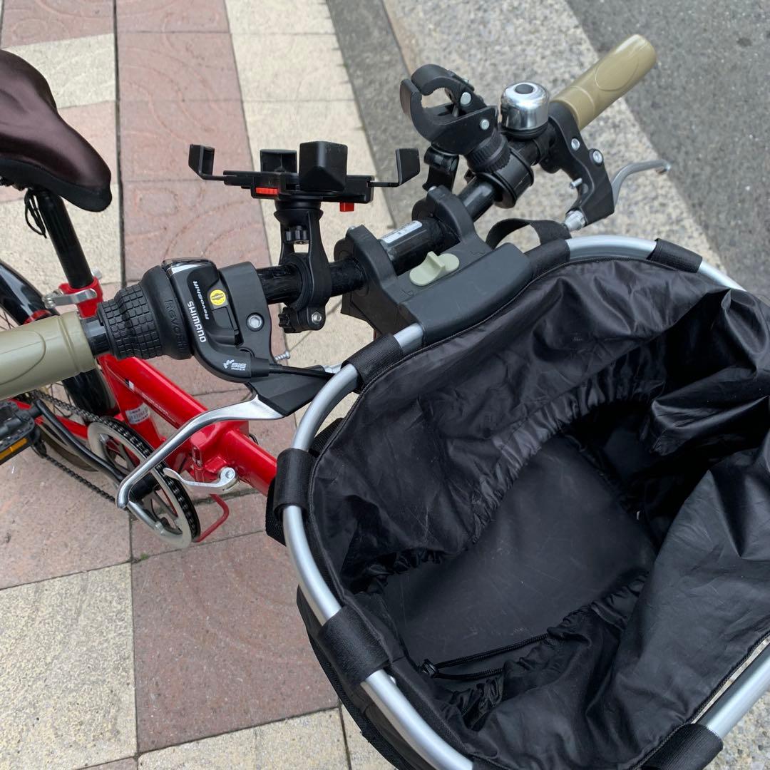 シトロエン　折りたたみ自転車　赤　変速あり　16インチ