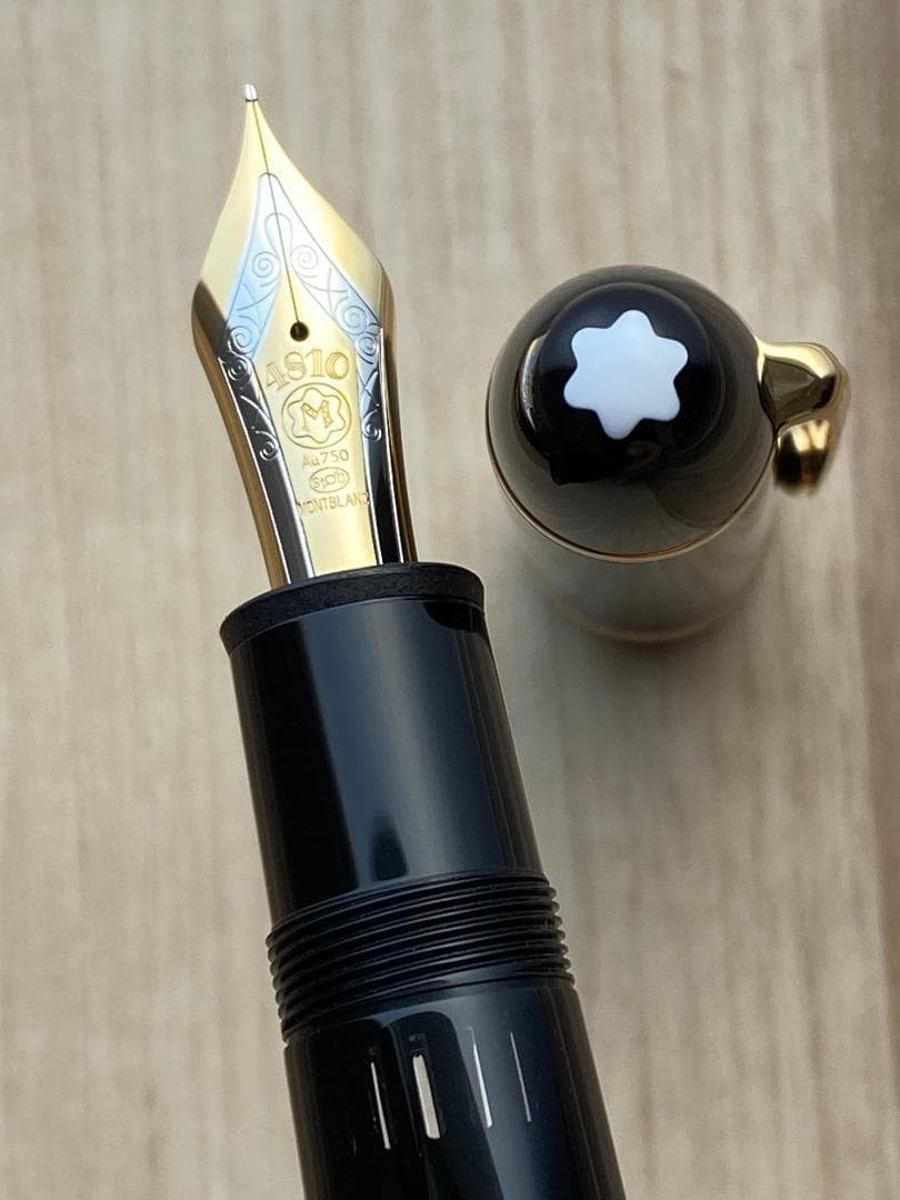 現行品 新品同様 モンブラン 149 18K 極細字 Au750 万年筆 付属品