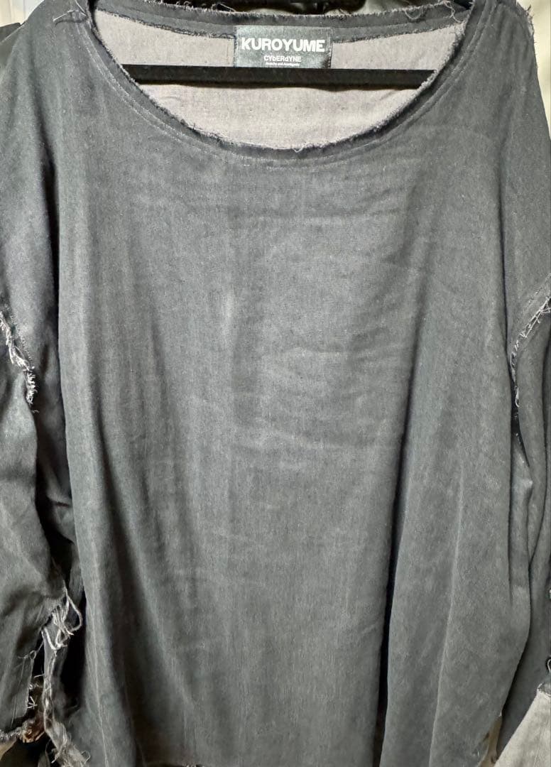 y*r様 黒夢×CYbERdYNE Gauze Shirt「YA-YA-YA」