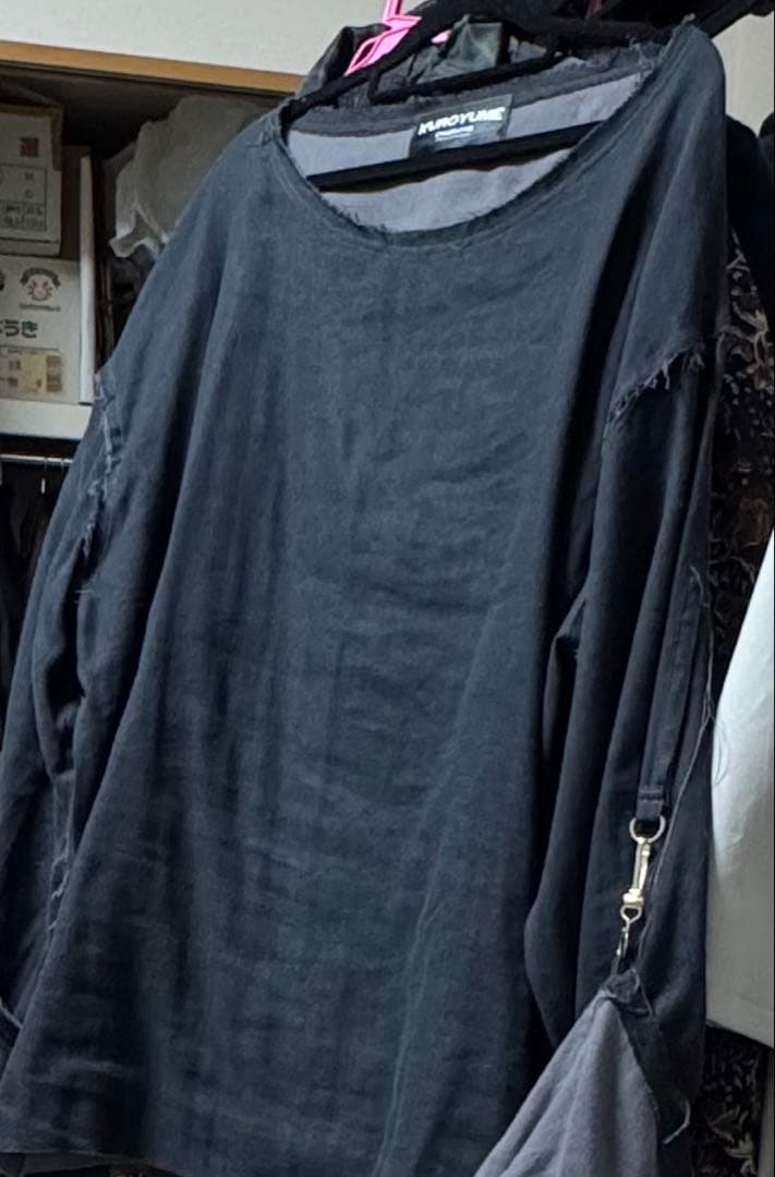 y*r様 黒夢×CYbERdYNE Gauze Shirt「YA-YA-YA」