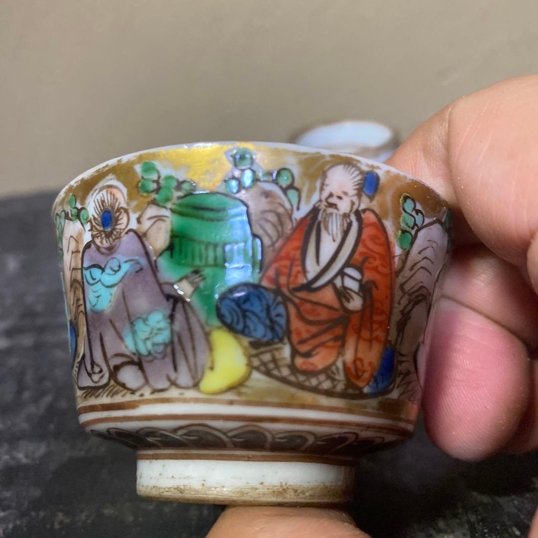 高橋道八　煎茶器5脚セット