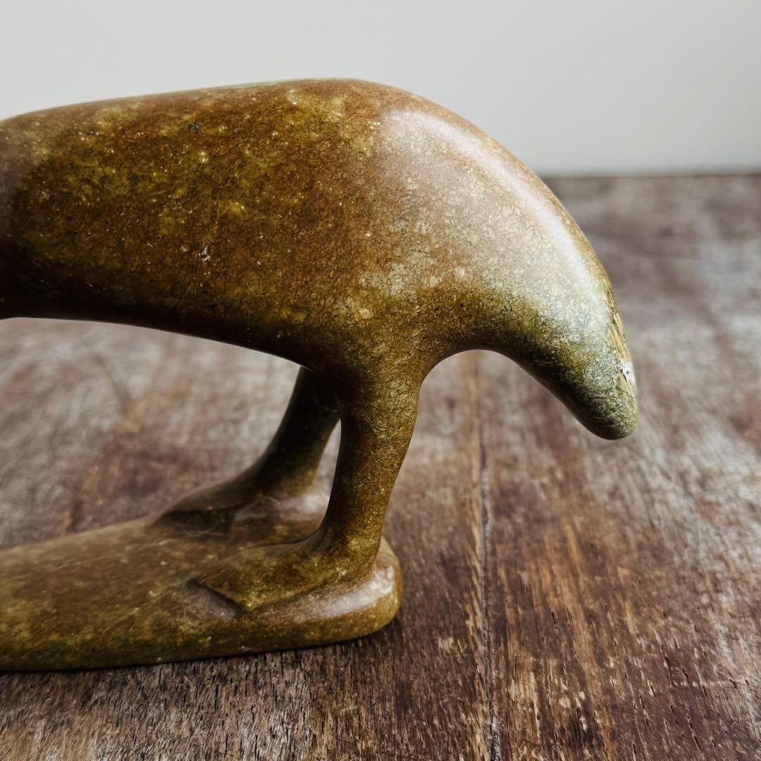 イヌイットアート 彫刻作品｜Enooky Oqutak｜カナダ・ケープドーセット