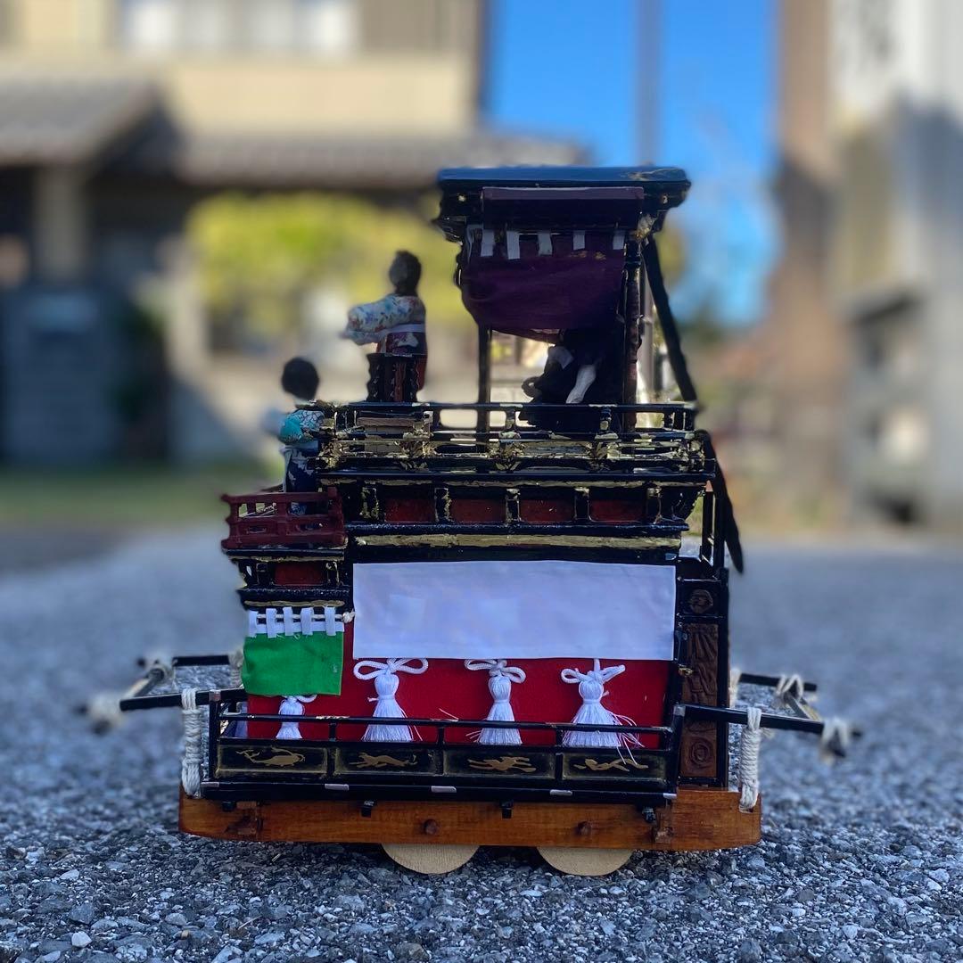 1/20山車ミニチュア 大垣まつり軕　布袋（ほてい）軕