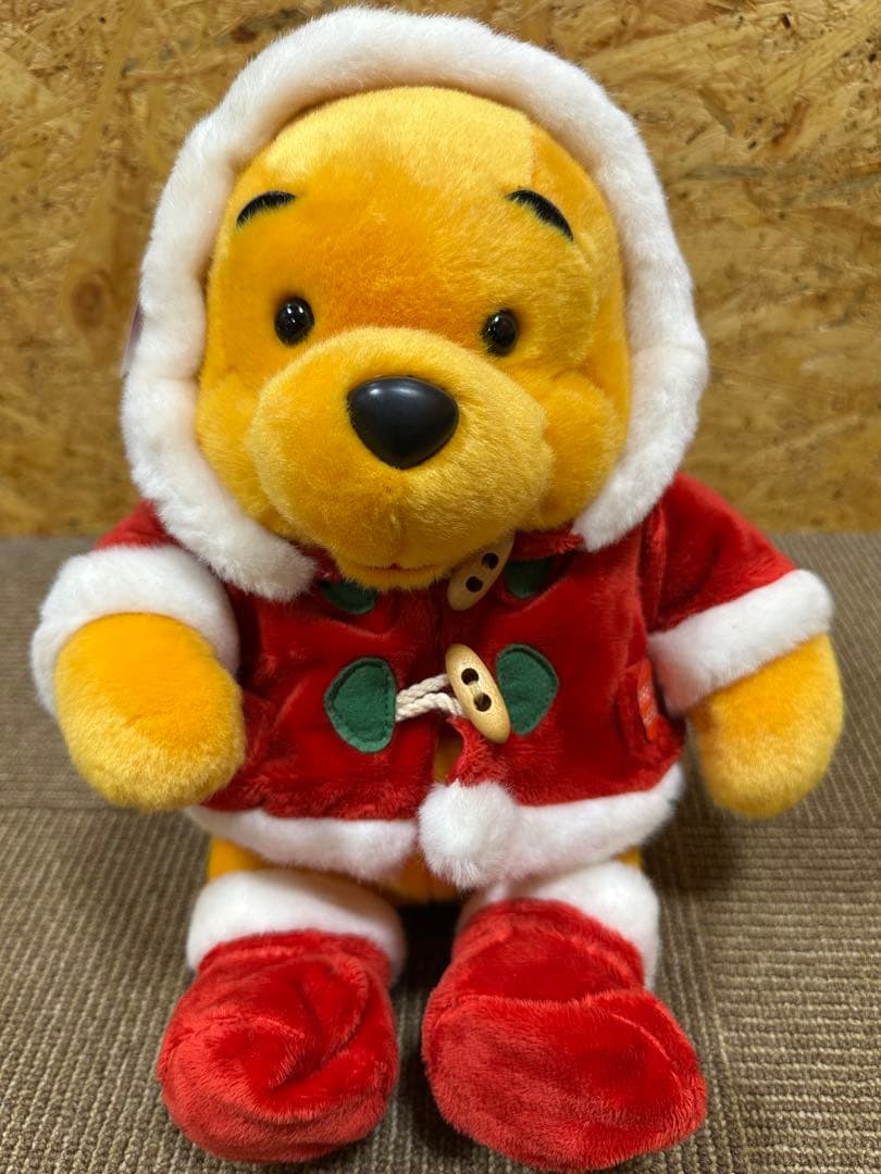 くまのプーさん　ぬいぐるみ　ディズニー　クリスマス　ディズニーストア