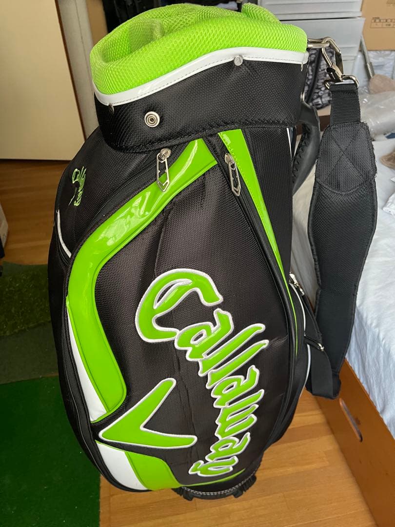 綺麗目　Callaway キャディバッグ ブラック/グリーン