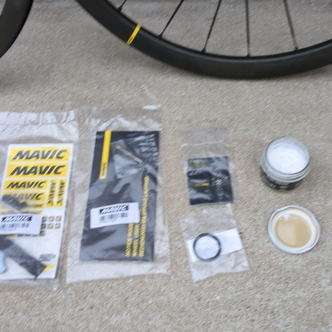 MAVIC COSMIC SLR 32 DISC カーボンホイール前後ペア 美品