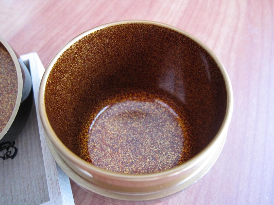 山下甫斎　大棗　茶道具　二重箱