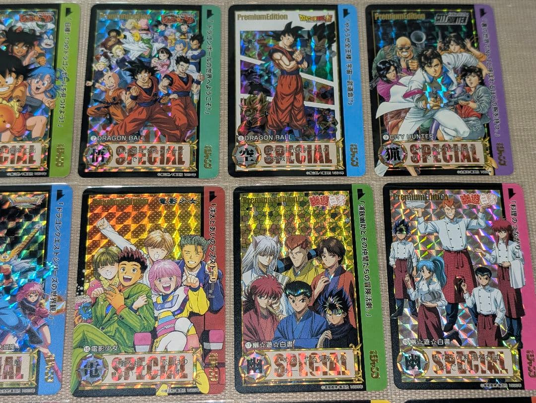 少年ジャンプ　プリズムキャラクターカード　54枚スリーブ入りセット③