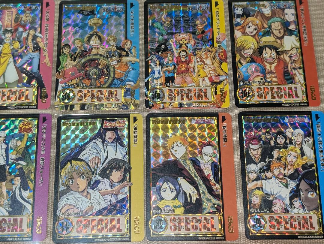 少年ジャンプ　プリズムキャラクターカード　54枚スリーブ入りセット③