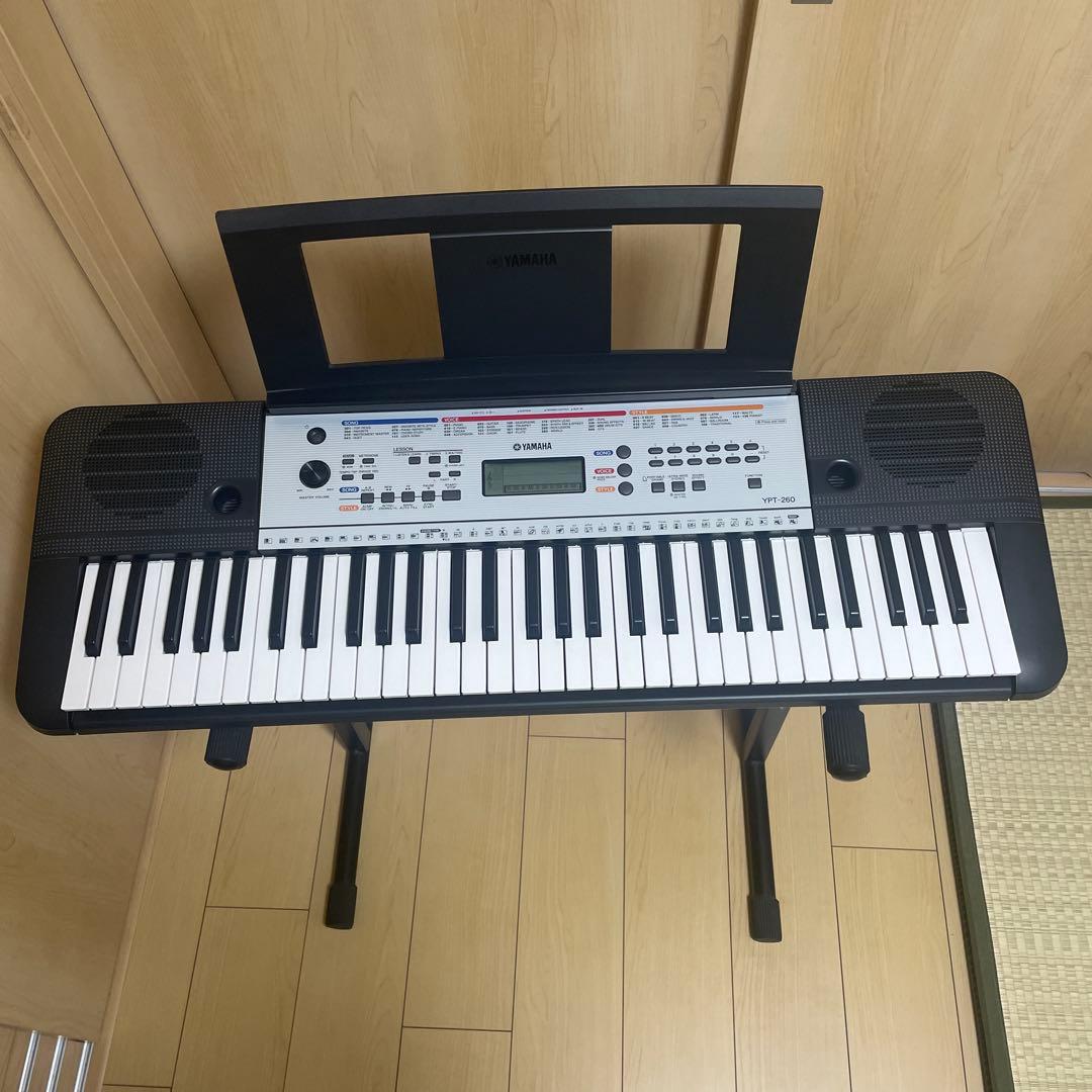 Yamaha 61鍵キーボード　ヨーロッパ　ピアノス電子ピアノ　スタンドセット
