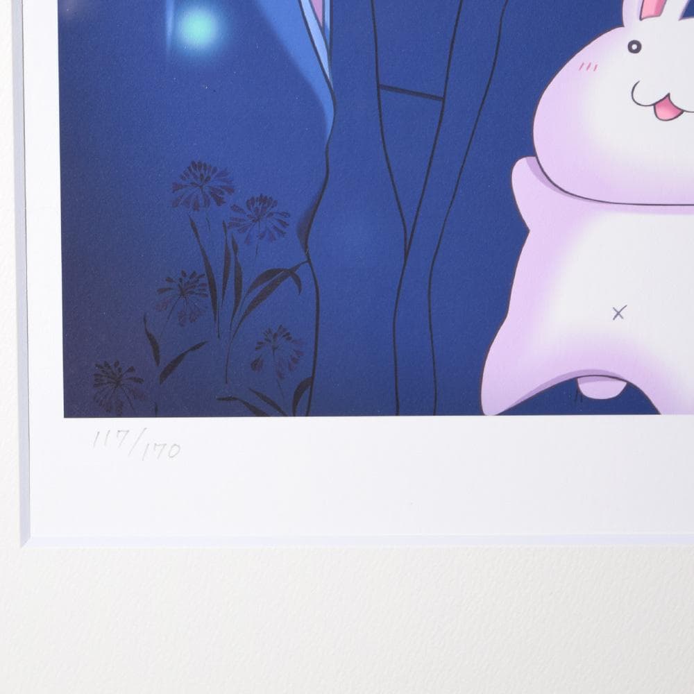 西又葵 Moon light シルクスクリーン アールビバン 額装 保証書あり