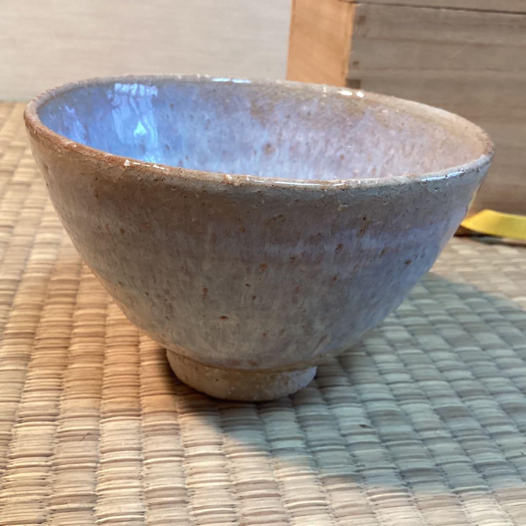萩焼　玉おとこ山野坂康起作　抹茶茶碗