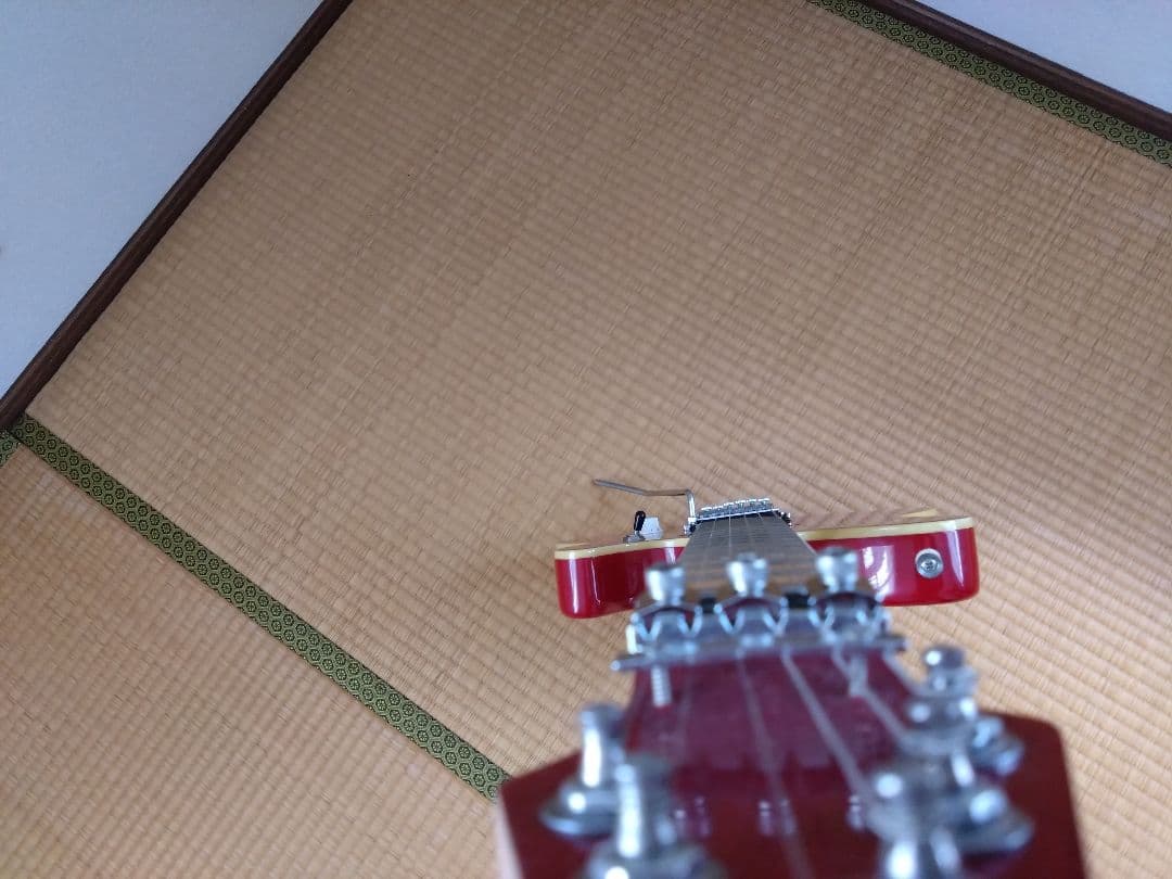 価格交渉ご自由に!ギター。赤虎目