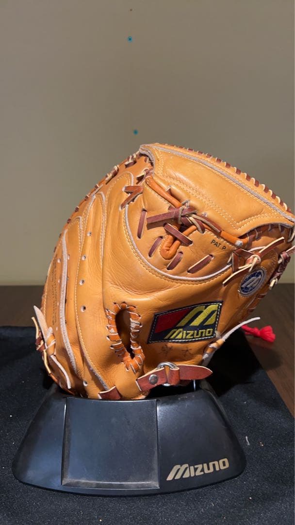ミズノワールドウィン青M 軟式 キャッチャーミット