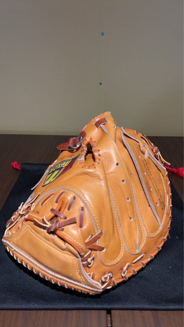 ミズノワールドウィン青M 軟式 キャッチャーミット