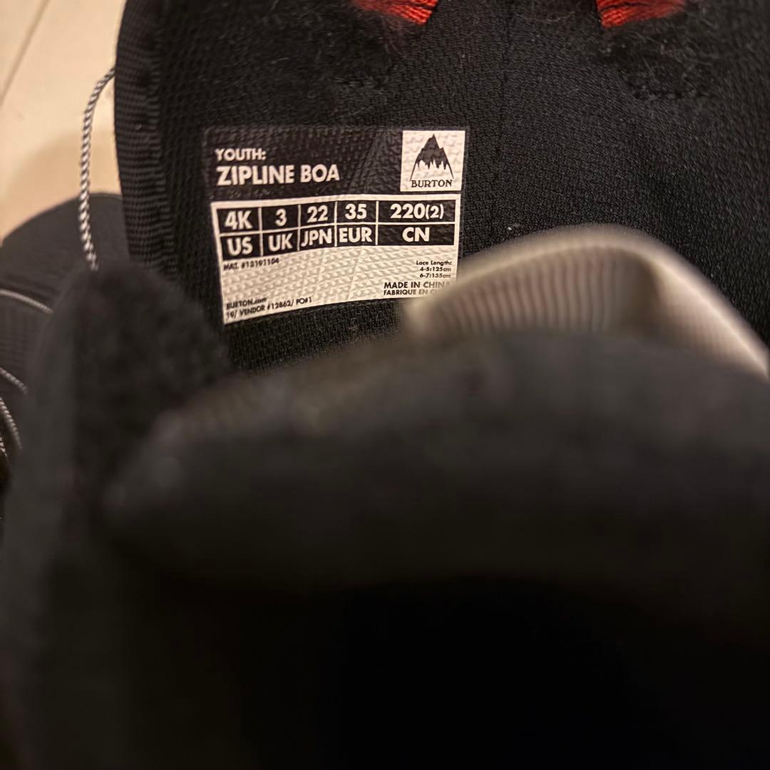 バートン　キッズ　スノーボードブーツ　ZIPLINE BOA