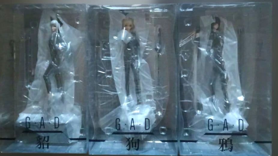 G.A.D 貂 狗 鴉 3体セット フィギュア Myethos