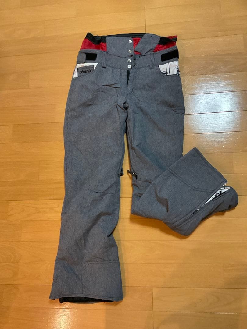 Phenix スキーウェア スノーボードウェア 上下セット パープル グレー