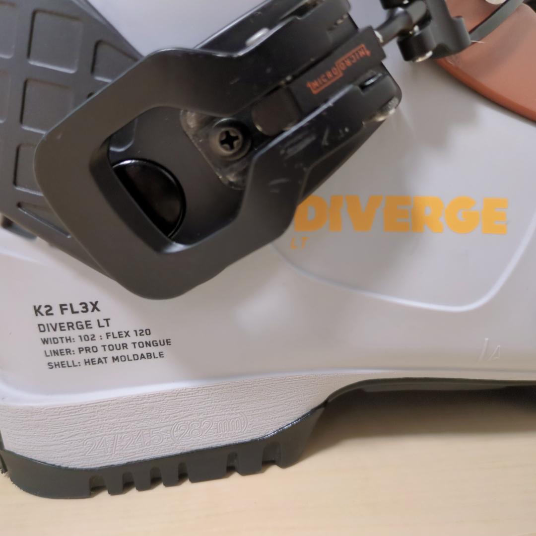 K2 FL3X DIVERGE LT スキー靴 24-24.5 FLEX120
